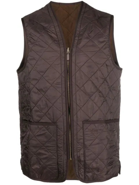 Barbour quilted-finish vest
