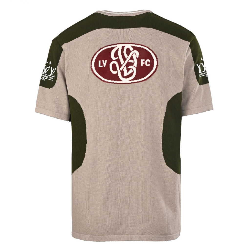 Sports jersey show style knit short-sleeved T-shirt