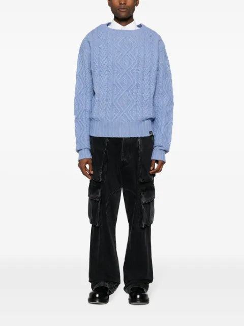 Martine Rose cable-knit merino jumper