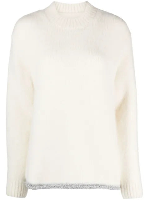 Jacquemus logo-intarsia jumper