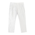 DEMEULEMEESTER STRAIGHT SILVER MEN'S CASUAL PANTS