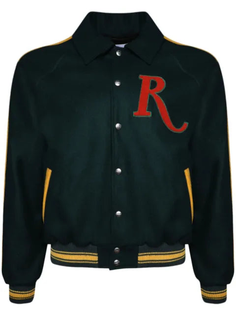 RHUDE Varsity wool bomber jacket