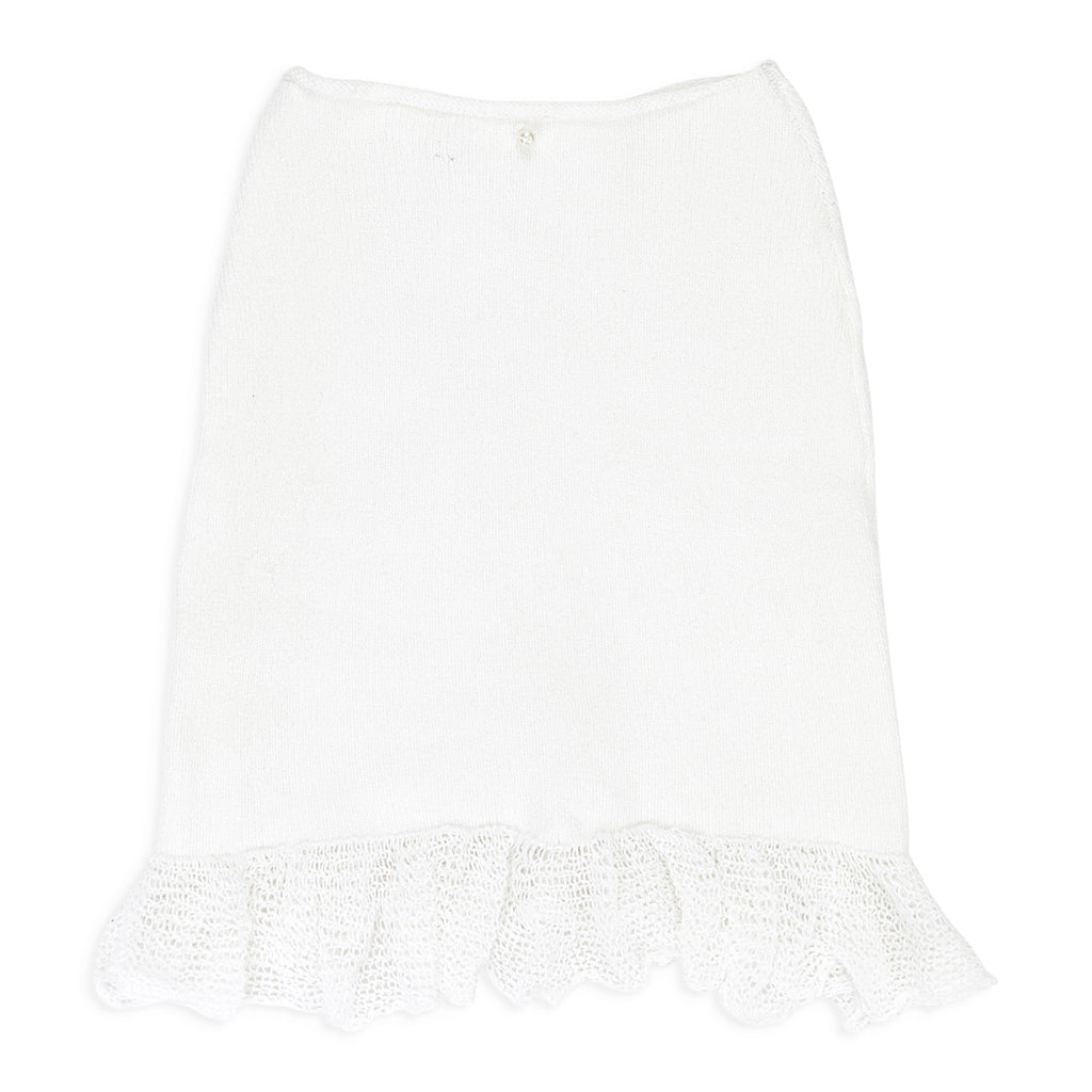 COME HITHER WHITE MINI SKIRT