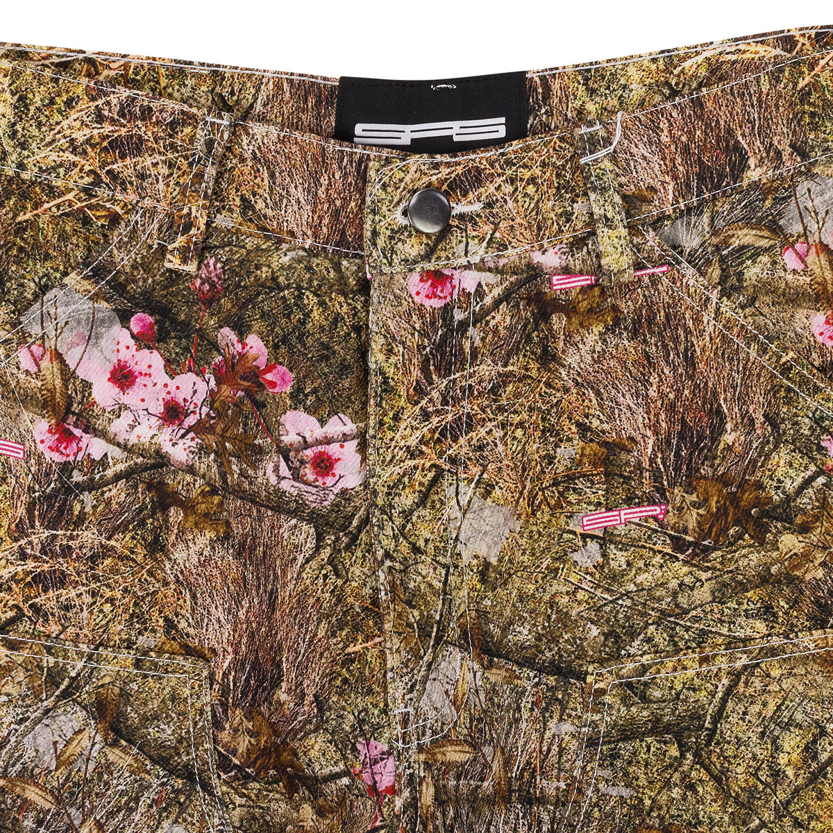 CAMO REAL TREE WORK STRAIGHT-FIT JEANS