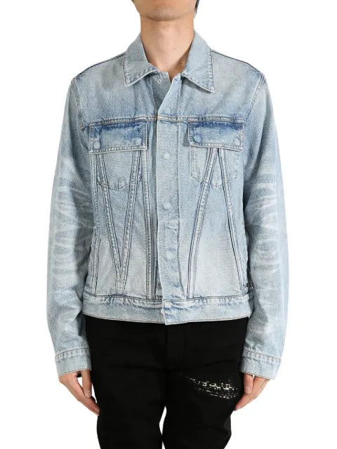 AMIRI distressed-effect denim jacket