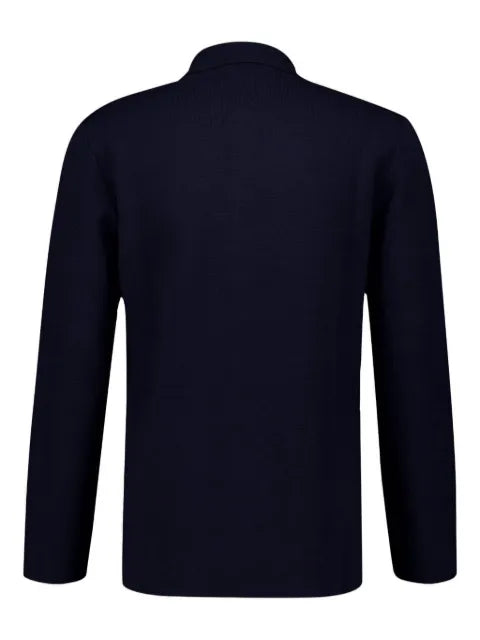 Piacenza Cashmere button-up wool jacket