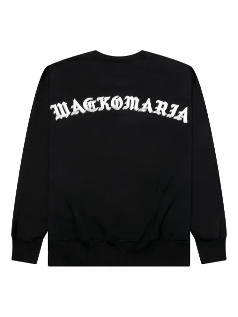 WACKO MARIA Middle Weight crew-neck embroidered sweatshirt