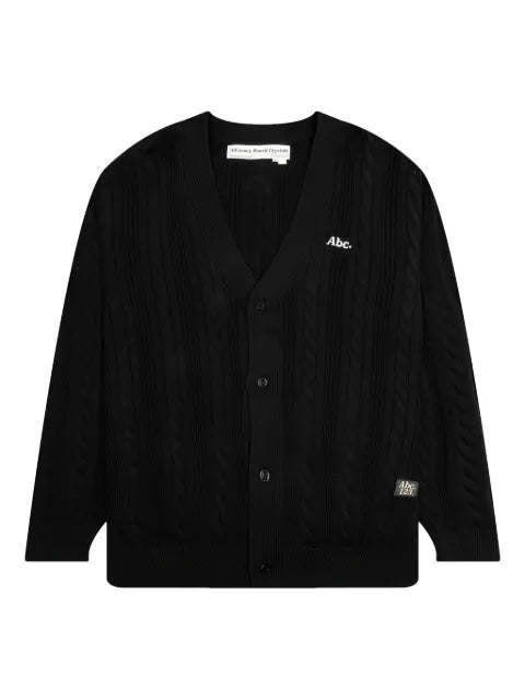 Advisory Board Crystals cable-knit cardigan
