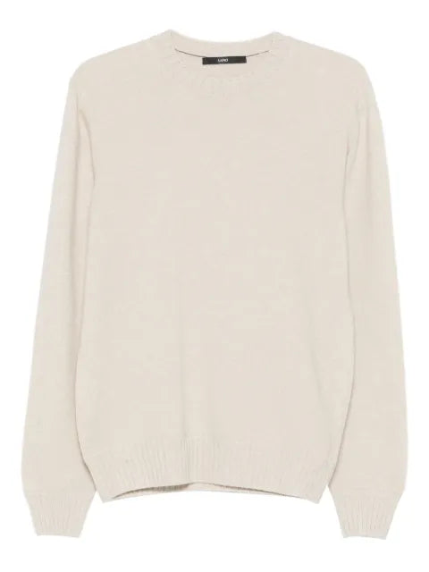 SAPIO ribbed sweater with crew neck
