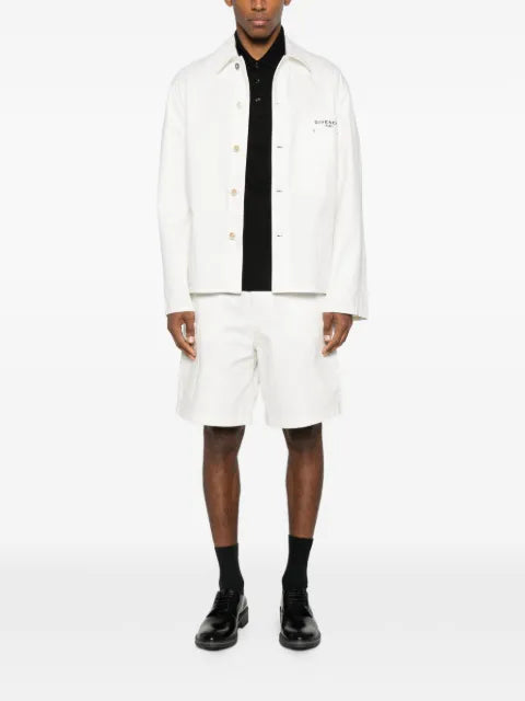 Givenchy couture seam jacket in denim embroidered Givenchy Paris