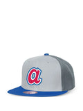 Mitchell & Ness Braves baseball cap in colour-block effect