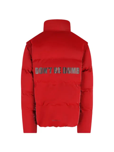 Moncler x  Asap Rocky logo-patch puffer jacket