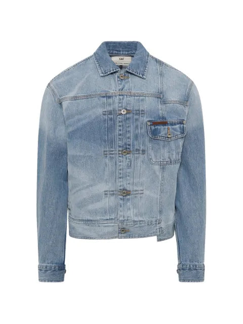Feng Chen Wang x Lee light-wash panelled denim jacket