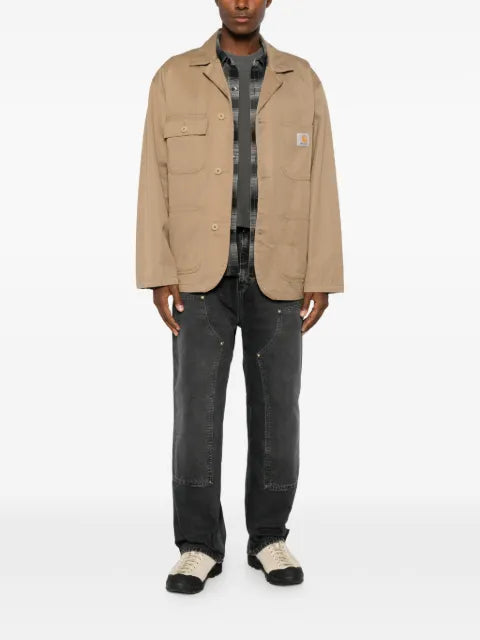 Carhartt WIP logo-patch button-up jacket
