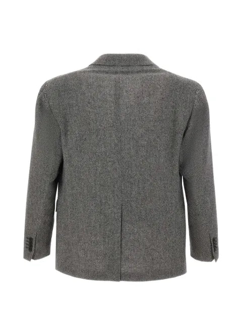 Tagliatore herringbone double-breasted blazer