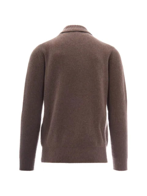 Ballantyne fisherman-rib wool sweater