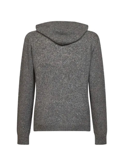 Roberto Collina marl-knit hoodie