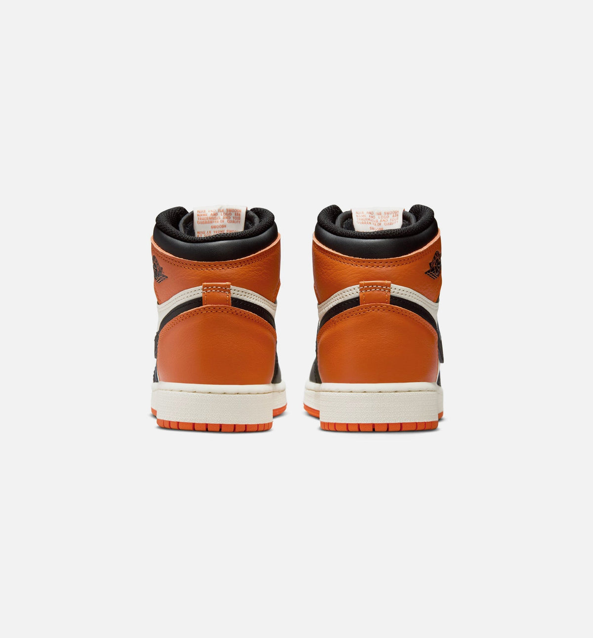 Air Jordan 1 Retro High OG Shattered Backboard Grade School Lifestyle Shoe - Black/Black/Sail/Starfish