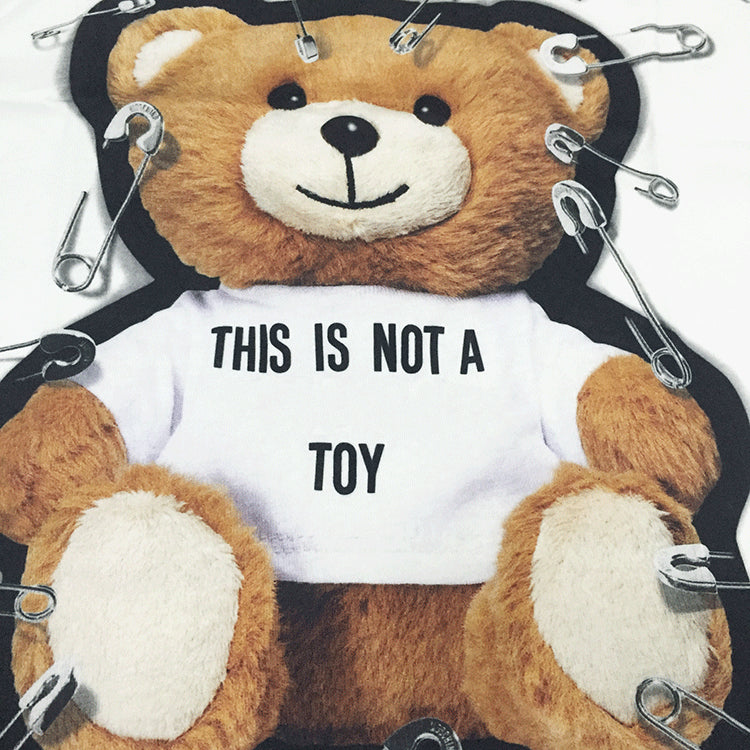 Moschino T-shirt Summer Pure Cotton T-shirt Men And Women