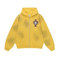 Vale Forever Vale Crest Glitter Zip Hoodie — Yellow