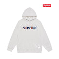 Supreme Mixed Font Hoodie – White
