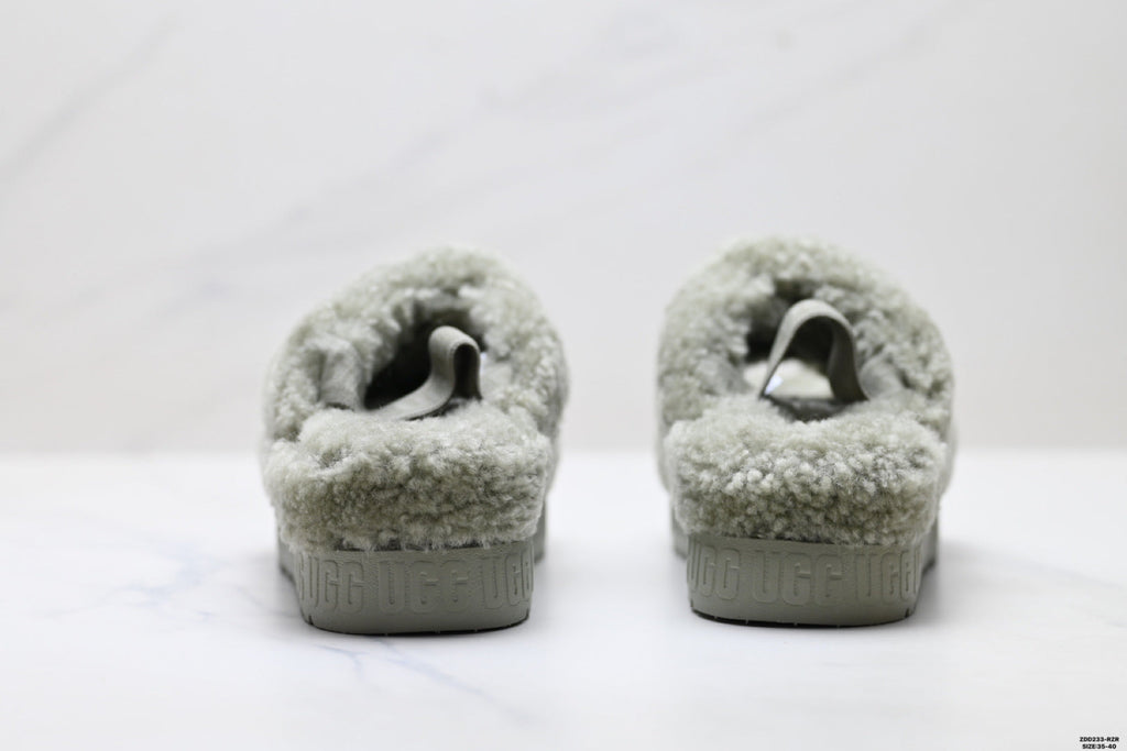 UGG Slipper Evolution Fluffy Platform Slides
