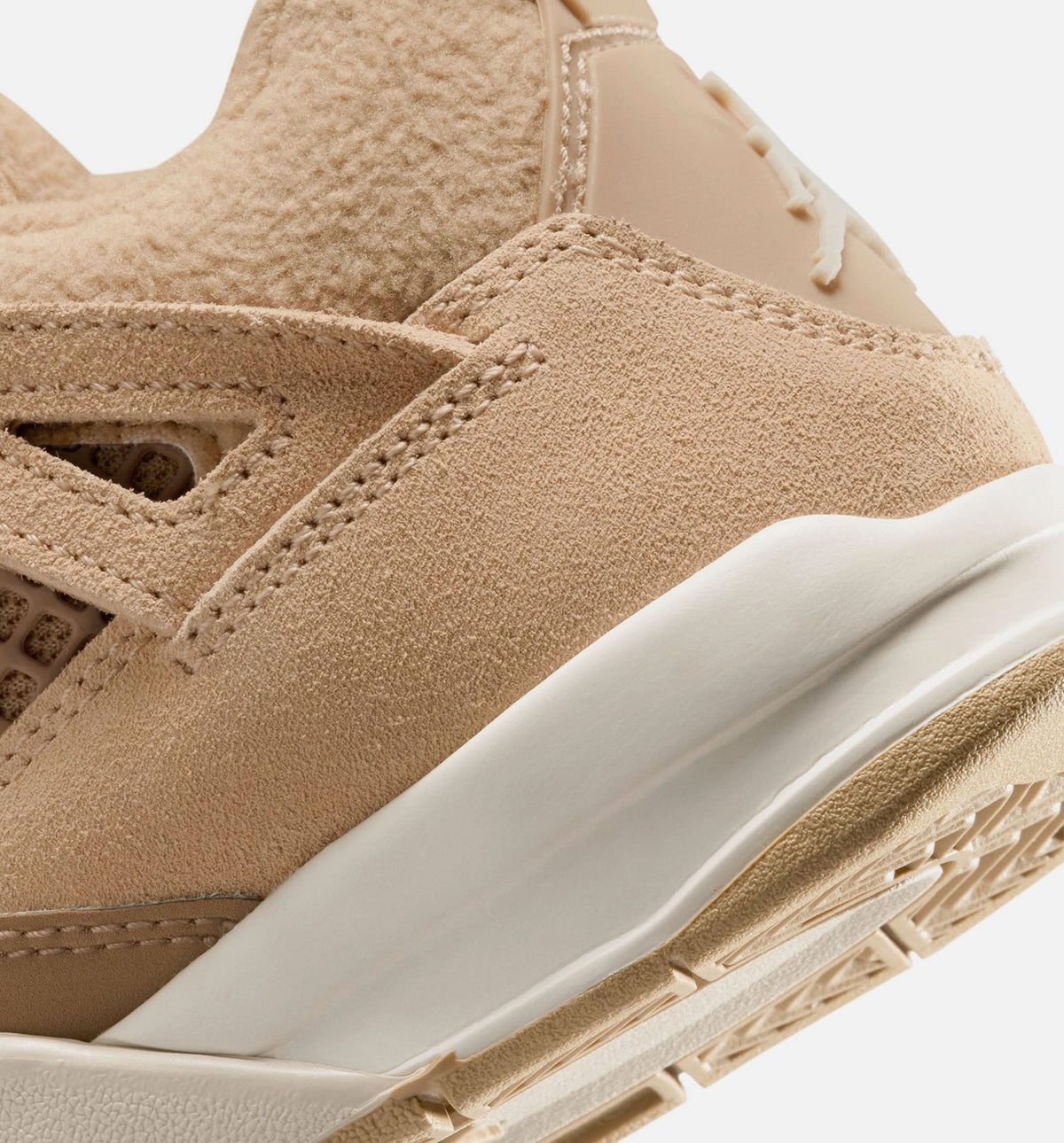 Air Jordan 4 Retro 'Cozy Girl' Preschool - Hemp/Light Orewood Brown