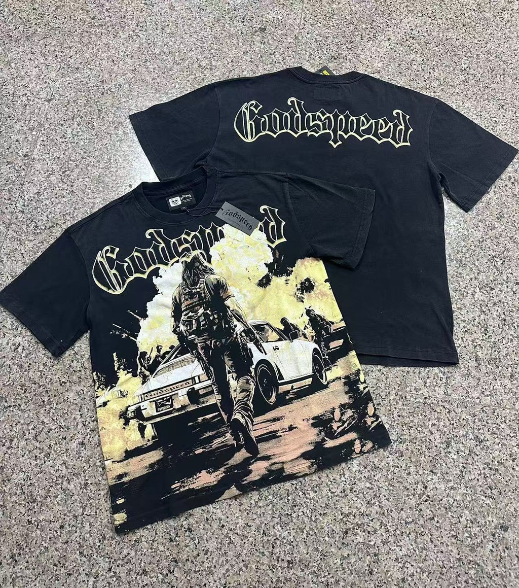 Godspeed Washed Rock Graphic T-Shirt