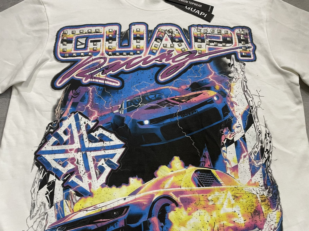 GUAPI Racing Car Graphic T-Shirt