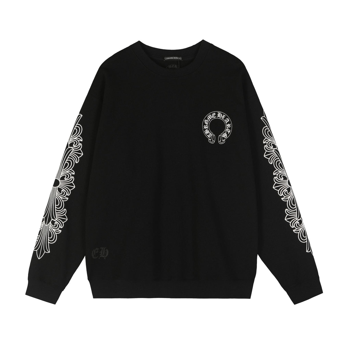Chrome Hearts Sanskrit Letter Cross Graphic Sweatshirt