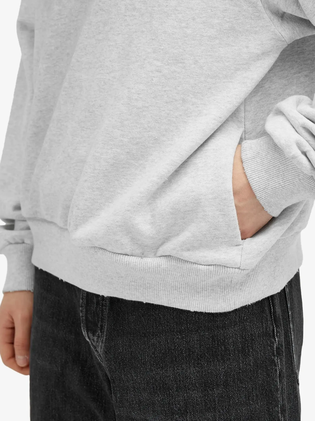 Acne Studios Stockholm Logo Hoodie in Grey