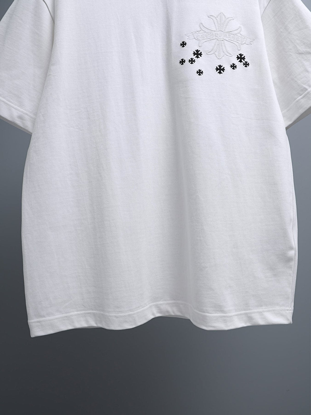 Chrome Hearts Cross and Star Graphic T-Shirt