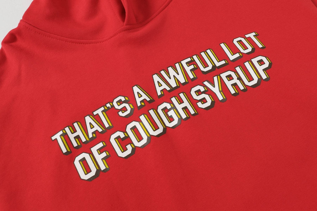 THAT'S A AWFUL LOT OF COUGH SYRUP Angel Tears Graphic Hoodie