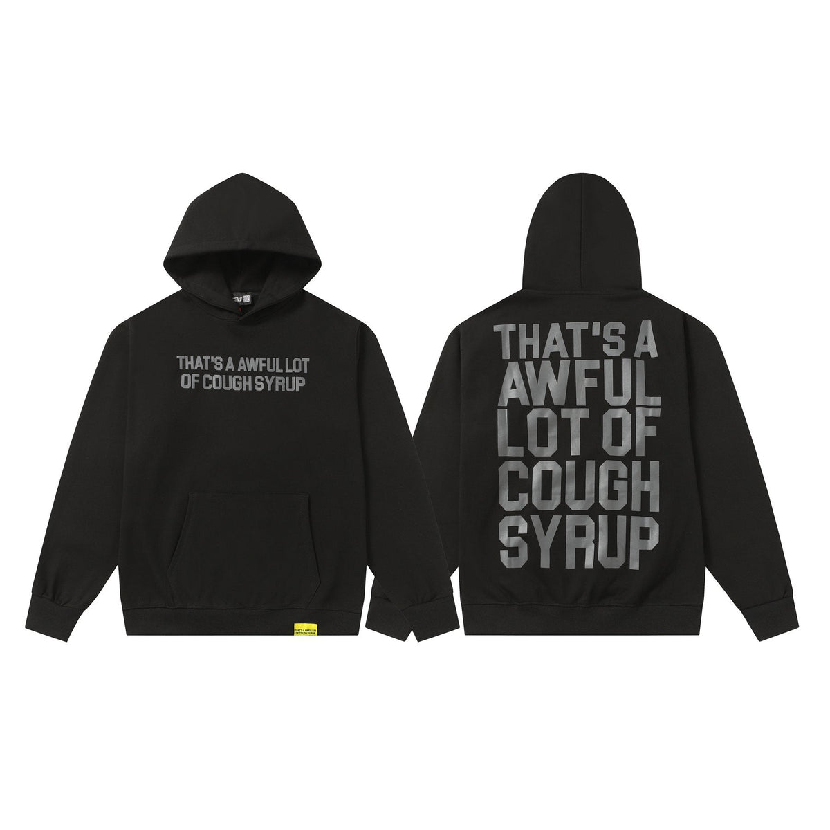 THAT'S A AWFUL LOT OF COUGH SYRUP Angel Tears Graphic Hoodie