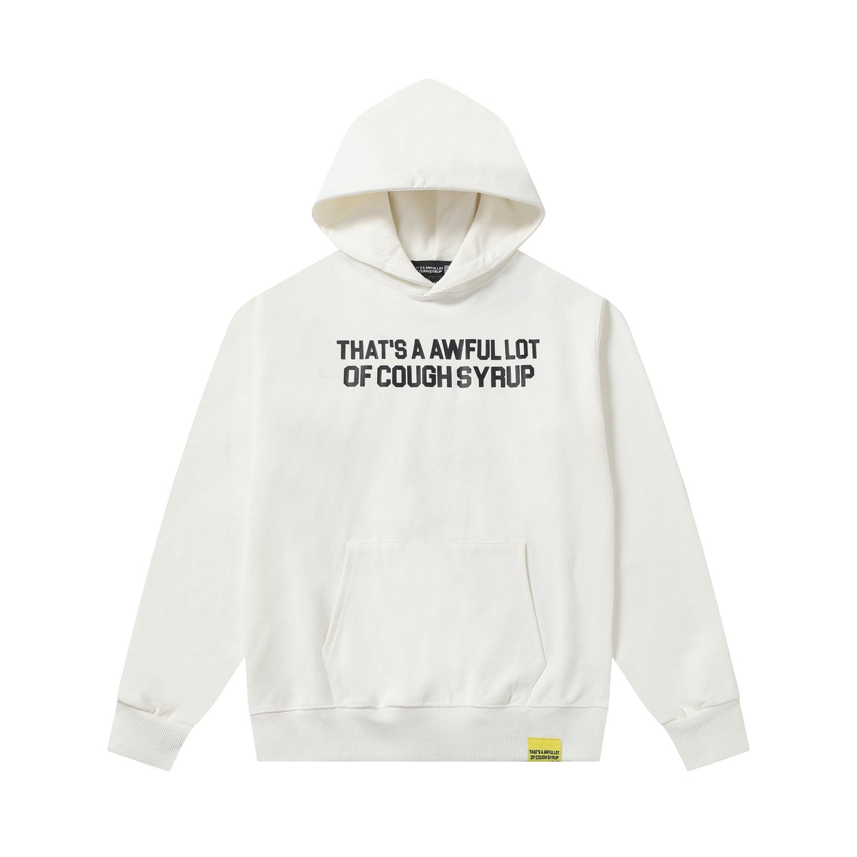 THAT'S A AWFUL LOT OF COUGH SYRUP Angel Tears Graphic Hoodie