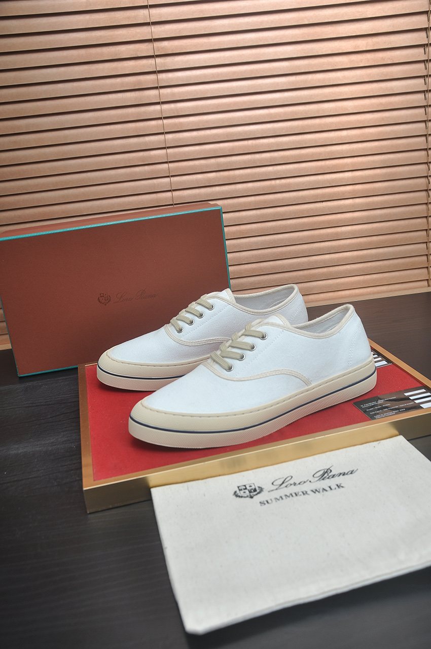 Loro Piana Low-Top Lace-Up Shoes
