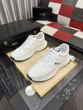 BOSS Men's Lace-Up Low-Top Sneakers