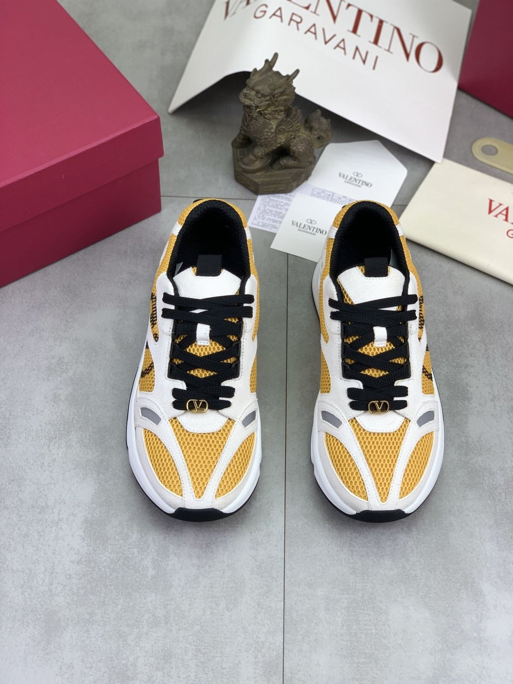 Valentino VLogo Mesh Low-Top Sneakers