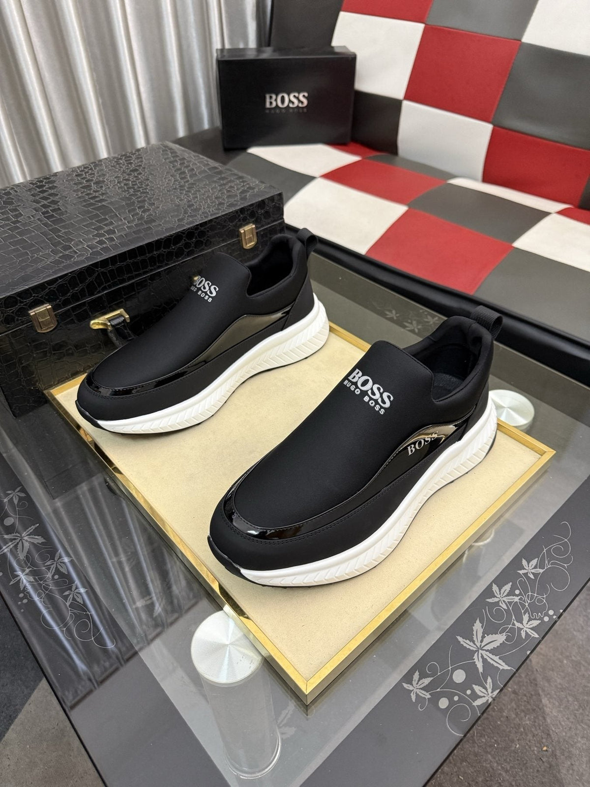 Hugo Boss Thick-Sole Slip-On Sneakers