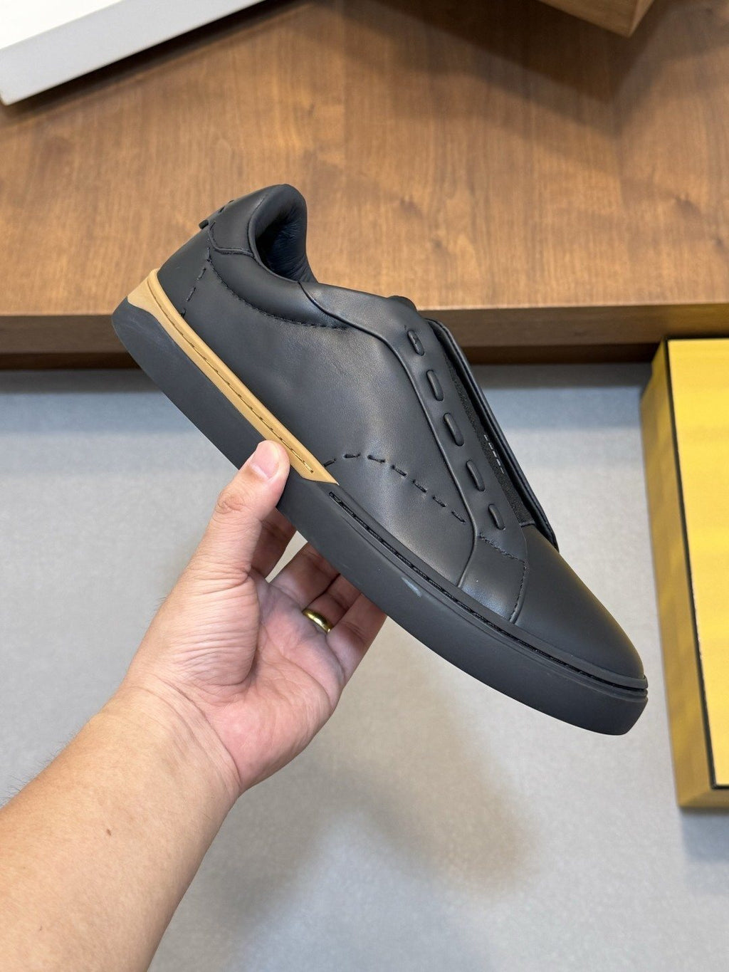 Fendi Men's City Slip-On Sneakers